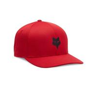 Casquette fox head tech flexfit rouge