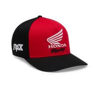 FOX HONDA FLEXFIT Schildkappe schwarz-rot L-XL