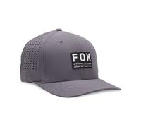 Casquette fox non stop tech flexfit gris