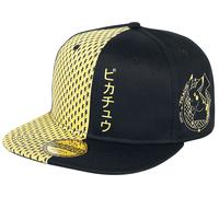 BioWorld Merchandising Casquette Snapback Pokémon Pikachu – Noir – Taille réglable – Mixte