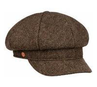 Casquette Gavroche Coco Tweed by Mayser marron foncé M (57-58 cm)