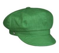 Casquette Gavroche en Lin Classic Uni by Lierys vert One Size