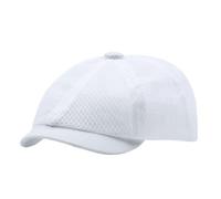 Casquette Gavroche Homme Femme Casquette Souples Beret Plate Filets Respirante Baker Boy Hat Gatsby Newsboy Cap Irish Ivy Flat Cap Casquette à Visière (FR/ES, Alpha/Lettres, Taille Unique, Blanc)