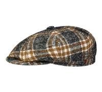 Casquette Gavroche Kyoto Wool by Alfonso DEste noir-beige S (54-55 cm)