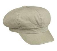 Casquette Gavroche Uni Washed Cotton by Lipodo olive clair M (57-58 cm)