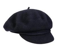 Casquette Gavroche Uni Wool by Barascon bleu foncé One Size