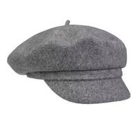 Casquette Gavroche Uni Wool by Barascon gris clair One Size