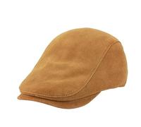 Casquette Gavroche Unisexe en Daim/Cuir, Style décontracté