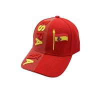 Casquette - GENERIC - Espagne Foot Supporter - Rouge - 100% coton - Broderie España Taille unique
