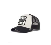 Goorin Bros. The Farm Casquette de Camionneur réglable Unisexe, Trucker-Sheep-White-Black-#27770, Taille Unique