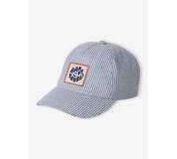 VERTBAUDET Casquette « Happy youpi » bébé rayé Bleu 44/47CM (9/18M)