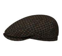 Casquette Harris Tweed Houndstooth by Stetson marron-noir 59 cm