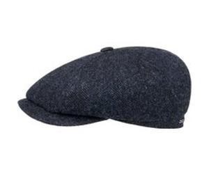 Casquette Hatteras Classic Wool by Stetson noir-bleu 61 cm