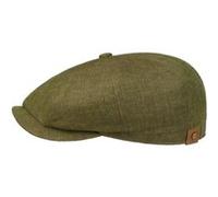 Casquette Hatteras en Lin by Stetson vert foncé 55 cm