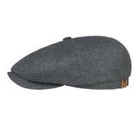 Casquette Hatteras en Soie by Stetson noir-gris 60 cm