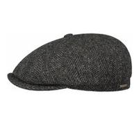 Casquette Hatteras Herringbone Tweed by Stetson anthracite-moucheté 58 cm