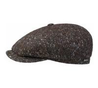 Casquette Hatteras Newsboy by Stetson gris-moucheté 56 cm