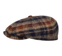 Casquette Hatteras Shetland Plaid by Stetson bleu foncé L (58-59 cm)
