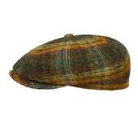 Casquette Hatteras Shetland Plaid by Stetson olive S (54-55 cm)