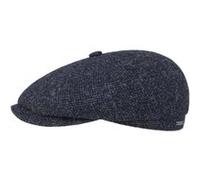 Casquette Hatteras Shetland Wool by Stetson bleu foncé 61 cm
