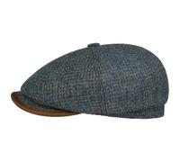 Casquette Hatteras Wool Harris Tweed bleu-vert 61 cm