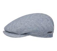 Casquette Herringbone Cotton Mix by Stetson bleu S (54-55 cm)