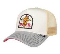 Djinns Food Beer & Coffee Grey/Heather Grey HFT Trucker Cap - One-Size 55-60