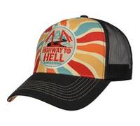 Casquette Highway Logo by King Kerosin noir-orange One Size