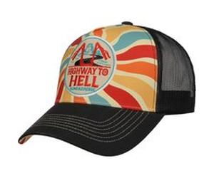 Casquette Highway Logo by King Kerosin noir-orange One Size