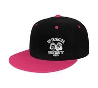 Casquette Hip-hop de l'Université Cheech and Chong - Casquette de Baseball Ajustable pour Hommes et Femmes