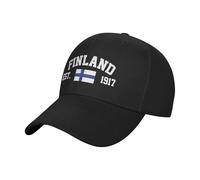 Casquette Hip Hop Finlande Chapeau De Golf Anti-UV Strapback Trucker Cap Respirant Chapeaux Pare-Soleil pour Golf, Adulte, Trucker