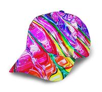 Casquette Hip Hop unisexe réglable Space Planet Star Solar System Casquette de baseball pour homme et femme Chapeau de soleil pour sports de plein air, La nouvelle science Tie Dye des psychédéliques,