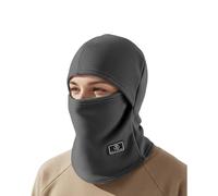 Casquette Hiver Femme - Capuche Thermique Coupe-Vent Doublée Polaire pour l'hiver Idéale pour Le Ski Le Vélo Et La Moto (Black One Size)