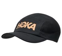 Casquette hoka run noir or