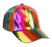 Boland – Casquette Basecap Holo – holographique, taille réglable, arc-en-ciel