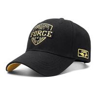 Casquette Homme 58-60 60-65cm Grande Tête Homme Grande Taille Casual Chapeaux À Pointe Cool Hip Hop Chapeau Homme Plus La Taille Casquettes De Baseball,Black Gold,60-65cm