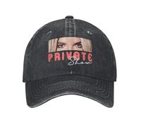 Casquette Homme Baseball Britney Private Show Spears Casquette de Baseball Rétro Coton en détresse Hip Hop Casquette de Soleil Entraînements en Plein air Chapeaux Souples déstructurés Cadeaux