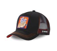 Casquette Homme CAPSLAB Dragon Ball Super Gok ULTé - Noir avec coultures Orange - Sportswear