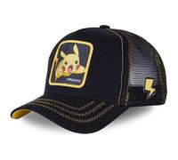 Casquette Homme CAPSLAB - Pikachu Noir et Jaune - Sportswear