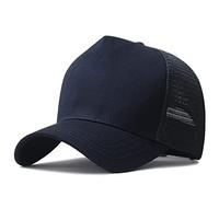 Casquette Homme Casquettes de Baseball en Maille de Grande Taille pour Homme à Grosse tête pour Hommes, Casquettes de Sport de Grande Taille 56-60 cm 60-65 cm, Bleu Marine, 60-65 cm