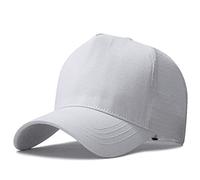 Casquette Homme Casquettes de Baseball en Maille de Grande Taille pour Homme à Grosse tête pour Hommes à l'extérieur, Plus la Taille des Casquettes de Sport 56-60cm 60-65cm,White,60-65cm