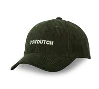 Casquette Homme & Femme 100% Coton, Casquette Baseball Velvet, Effet Velours Côtelé, Ajustable, Vert Taille TU