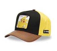 Casquette Homme & Femme, Casquette Baseball Pokémon, Ajustable par Snapback Taille TU Marron/Noir/Jaune