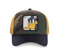 Casquette Homme & Femme Daffy, Casquette Trucker, Looney Tunes, Athlétique et Durable, Vert, Noir, Jaune, Blanc, Taille TU