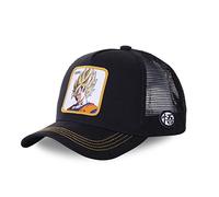 Casquette Homme & Femme Dragon Ball Z, Casquette Trucker, Coupe décontractée et Doux Taille TU Noir/Blanc/Jaune