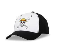 Casquette Homme & Femme One Piece, Casquette Baseball Jolly Roger, Authentique Anime Manga, Blanc Taille TU
