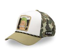 Casquette Homme & Femme One Piece, Casquette Trucker, Ajustable avec Snapback Taille TU Beige/Blanc/Kaki