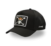 Capslab Casquette trucker One Piece Homme - Trucker - Filet Souple - Noir | Blanc | Jaune - Visière Arrondie 1