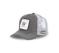Casquette Homme & Femme One Piece, Casquette Trucker, Confortable, Durable et Athlétique, Gris, Blanc, Taille TU