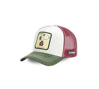 Casquette Homme & Femme Peanuts, Casquette Trucker, Joe, Coupe décontractée et Doux, Beige, Vert, Jaune, Rouge, Taille TU